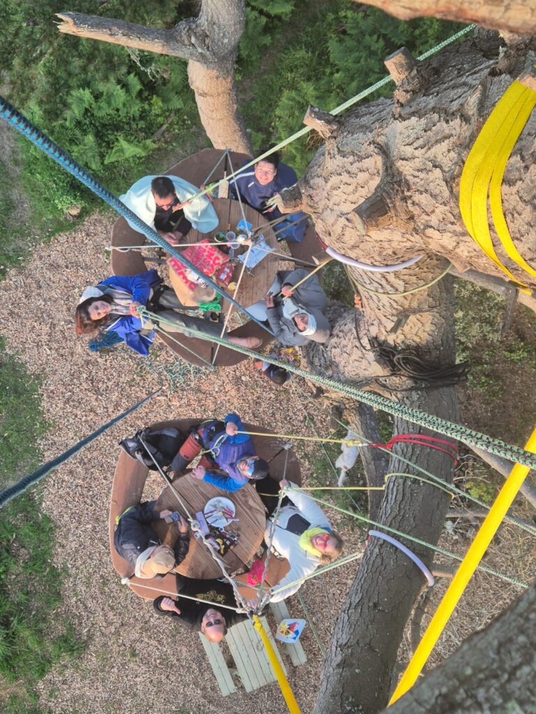 Animation de groupe utopiabre plage de tourony à trégastel